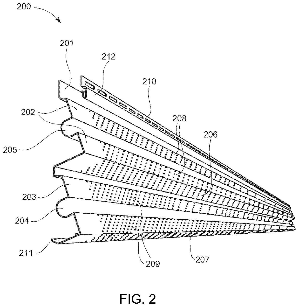 Exterior siding material with integrated solar panel