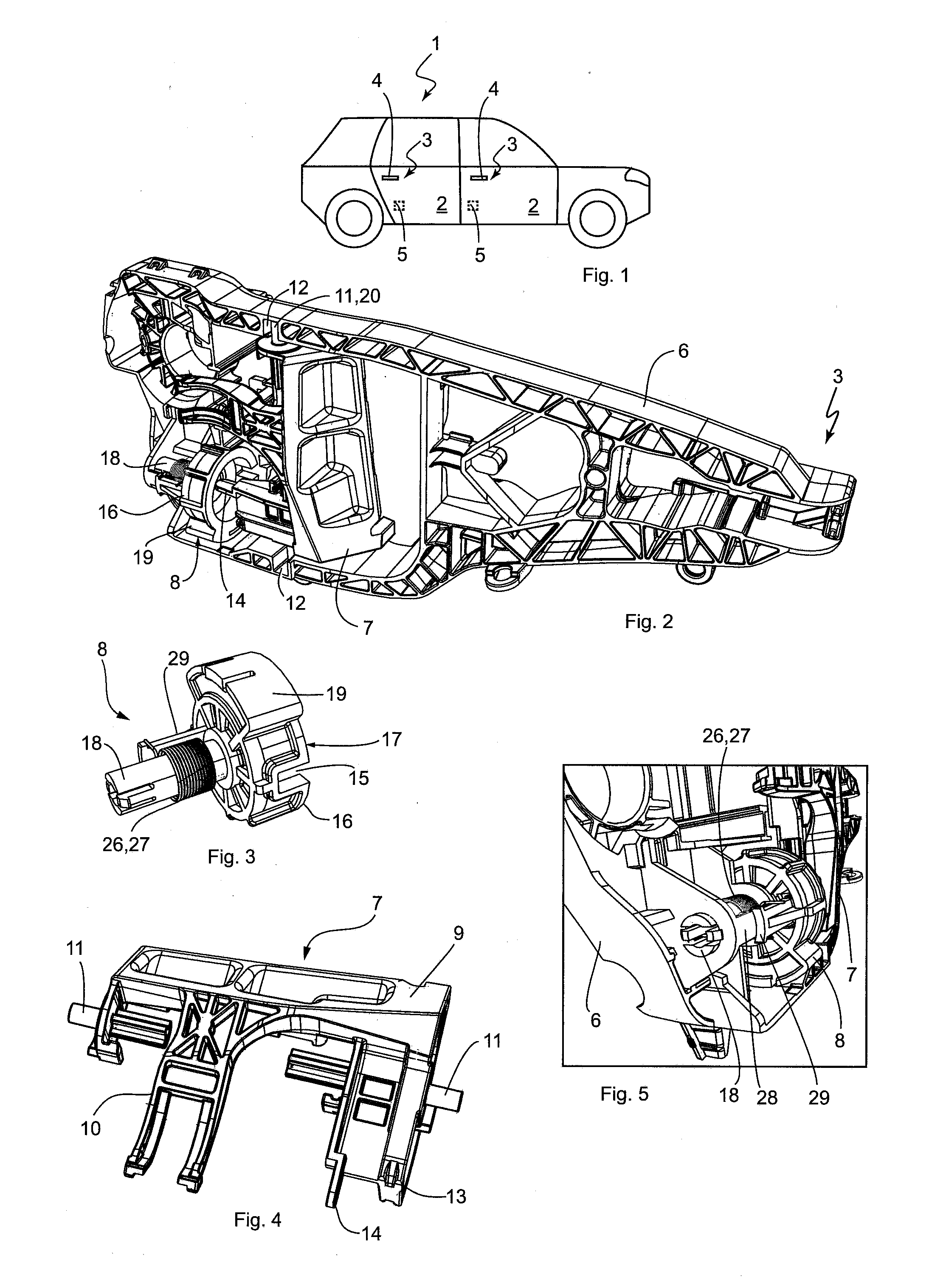 Door handle assembly for a motor vehicle