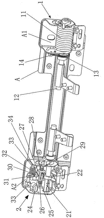 Car seat pedal turnover mechanism capable of regulating in multiple stages and automatically returning