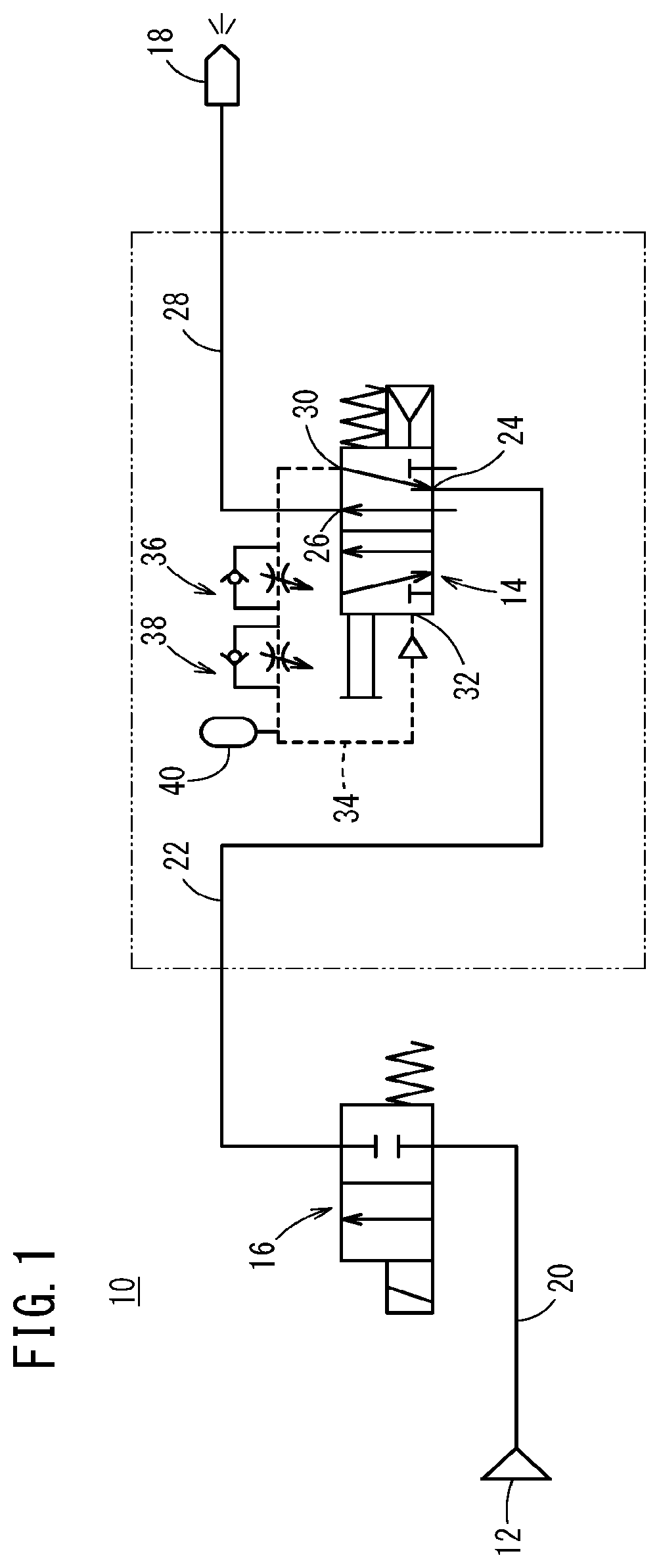 Intermittent air-generating device