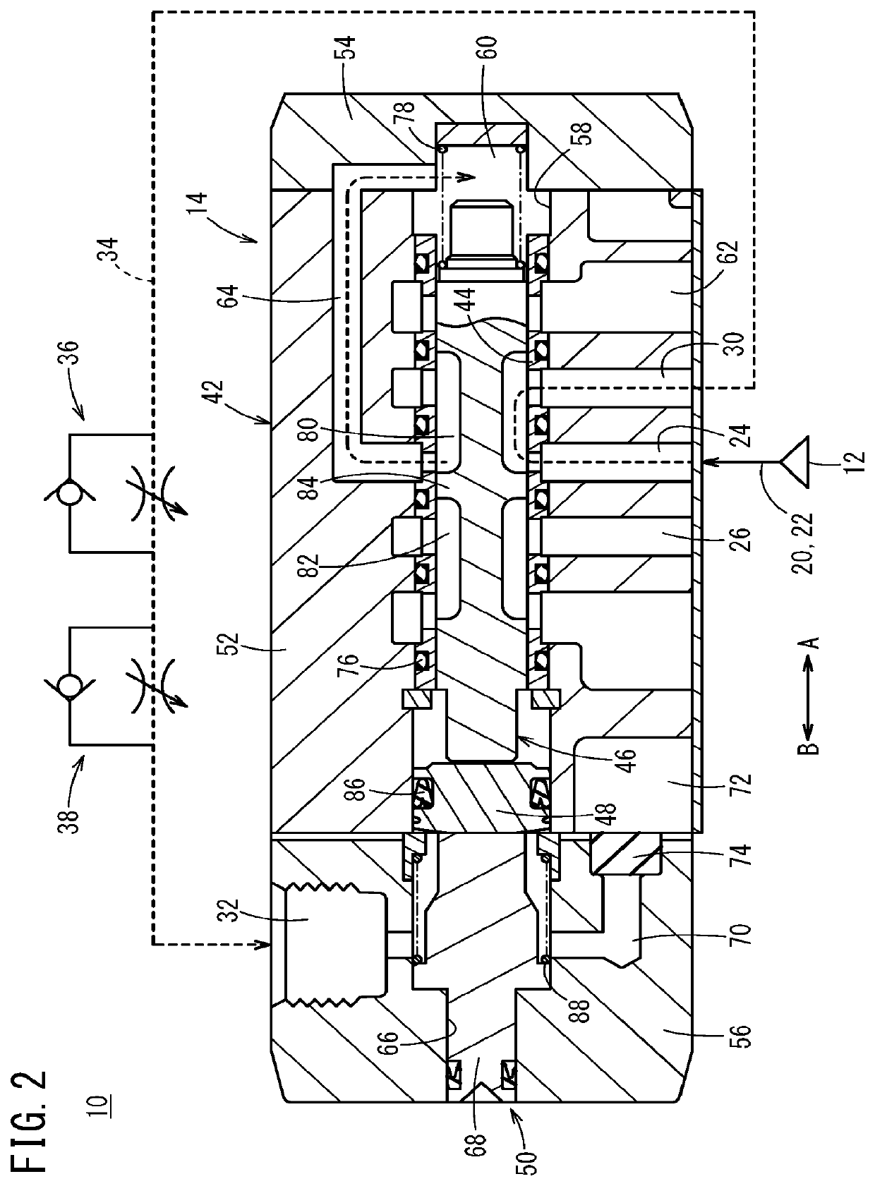 Intermittent air-generating device