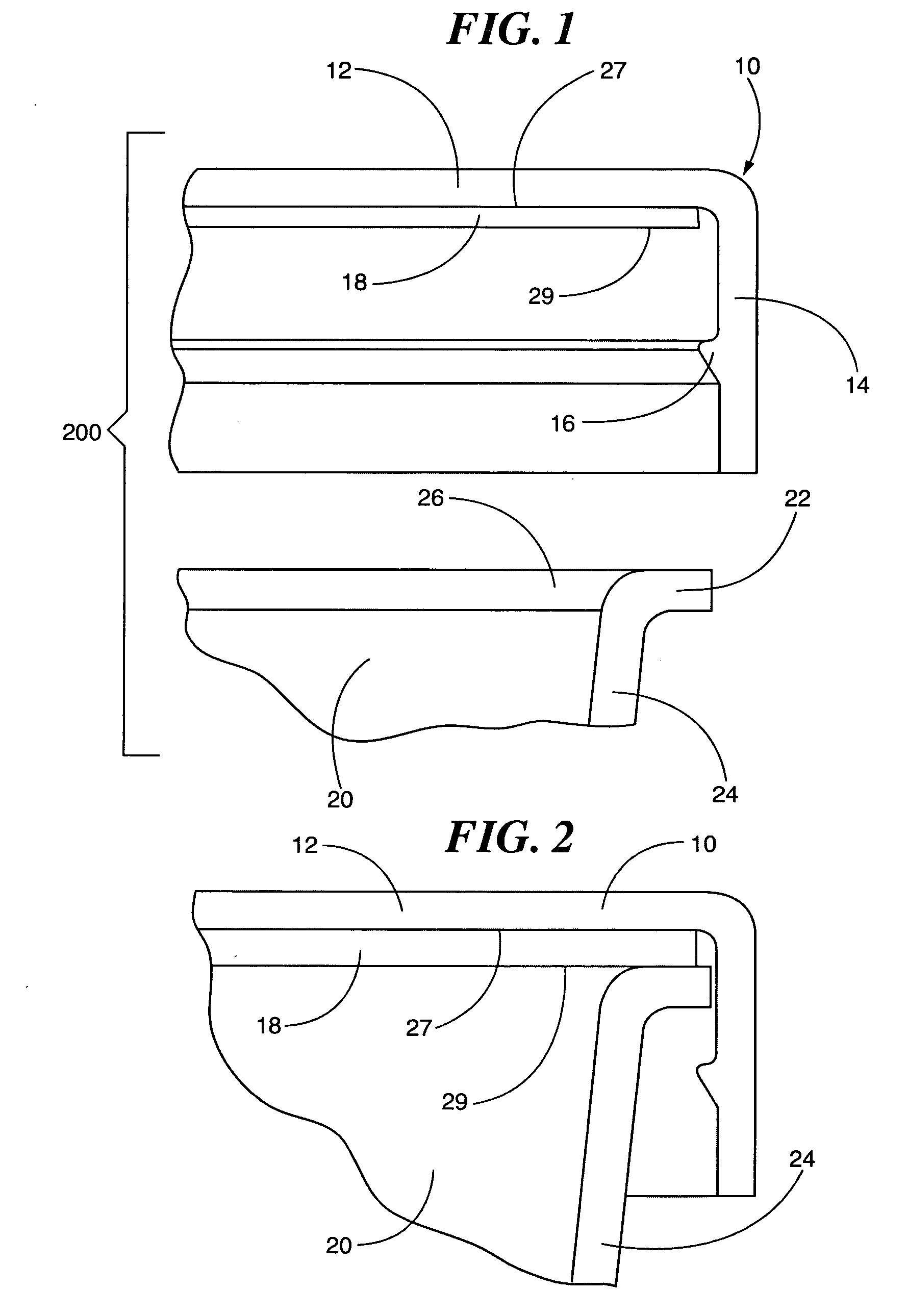 Container lid with removable seal layer