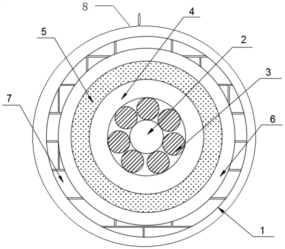 Anti-aging and flame-retardant automobile wire harness positioning device