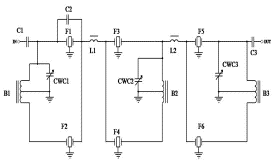 Small group delay crystal filter