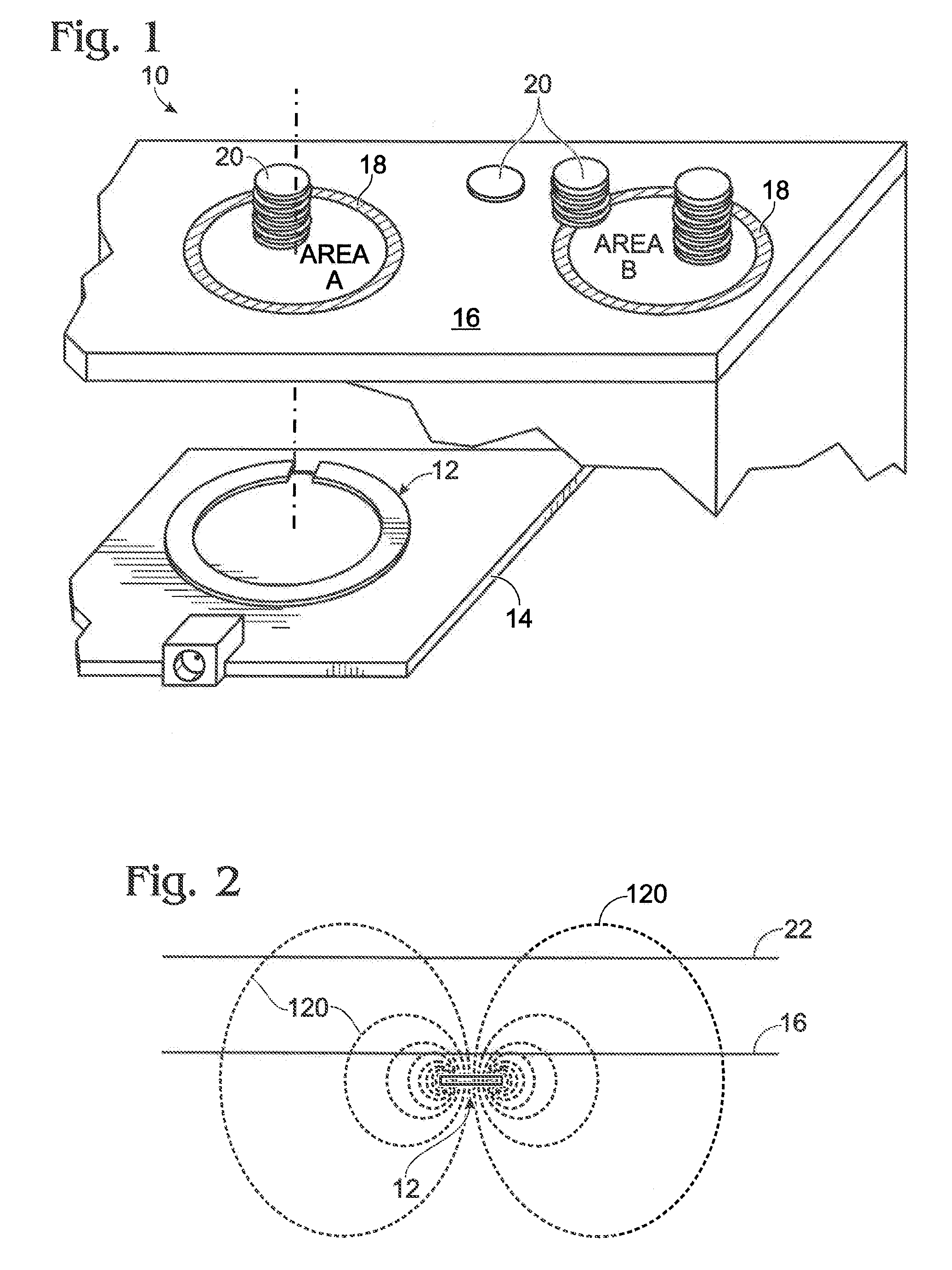 Method and Apparatus for the Identification and Position Measurement of Chips on a Gaming Surface