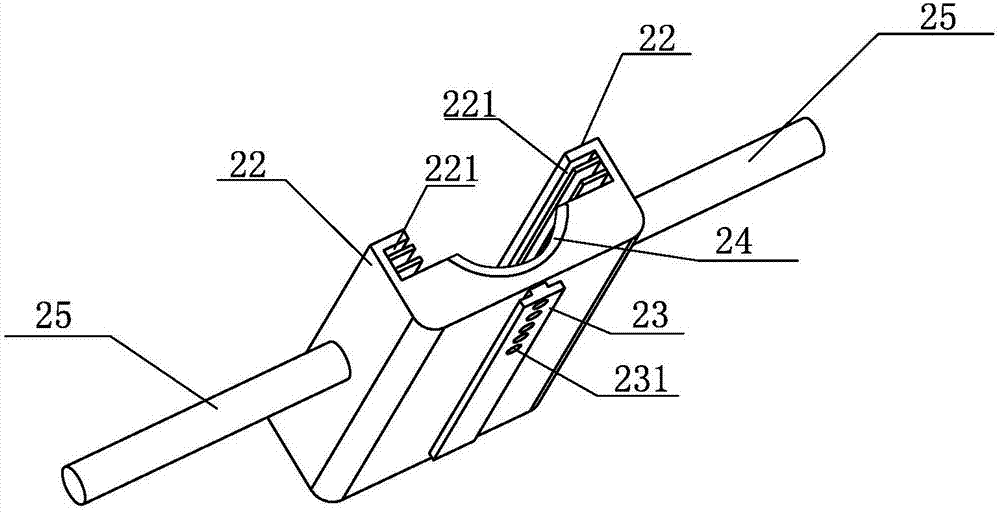 A rotary fixed pre-twisted wire installation tool