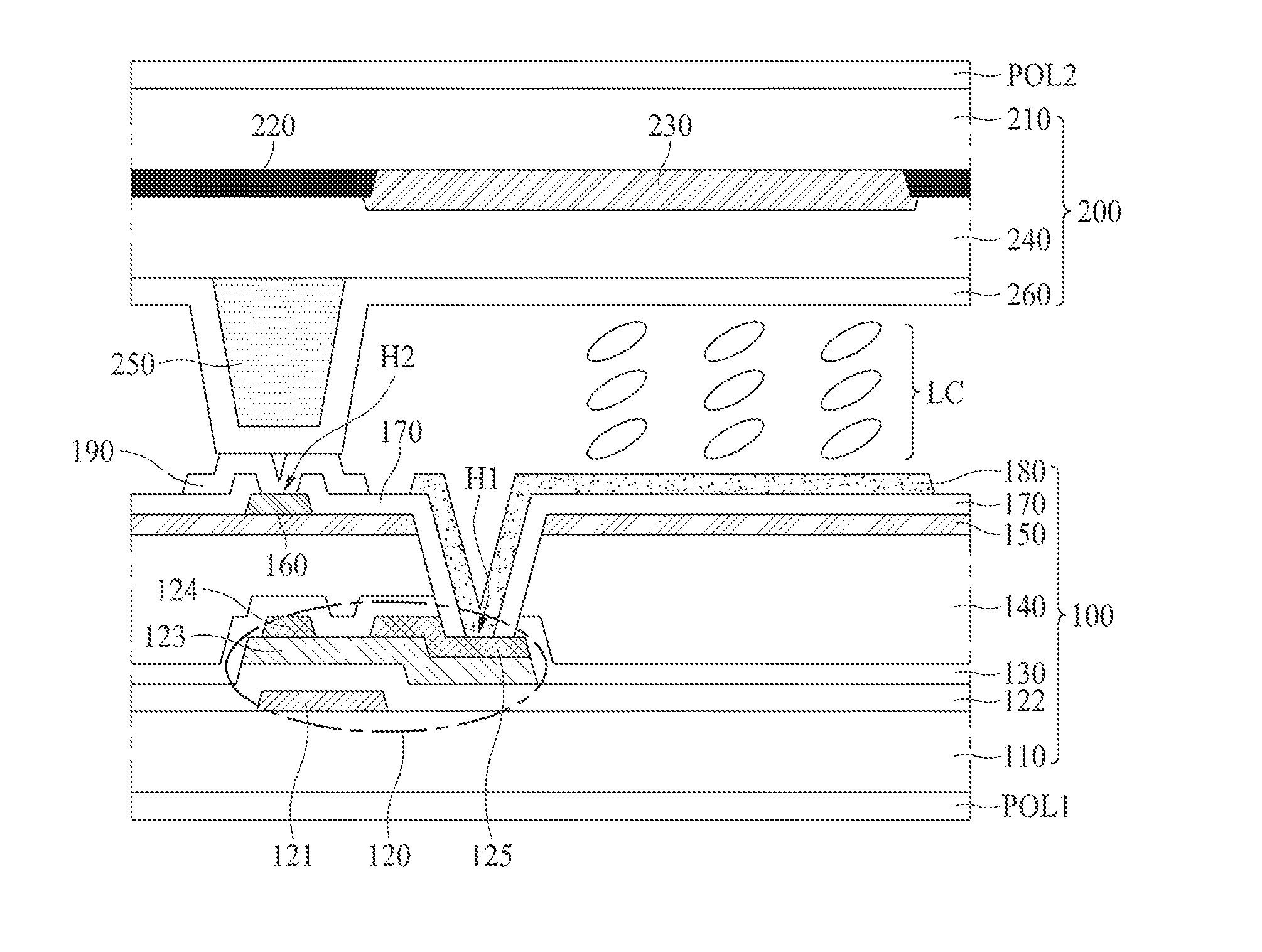 In-Cell Touch Liquid Crystal Display Apparatus, Method Of Manufacturing The Same, Method Of Manufacturing Thin Film Transistor Array Substrate, And Method Of Manufacturing Color Filter Array Substrate