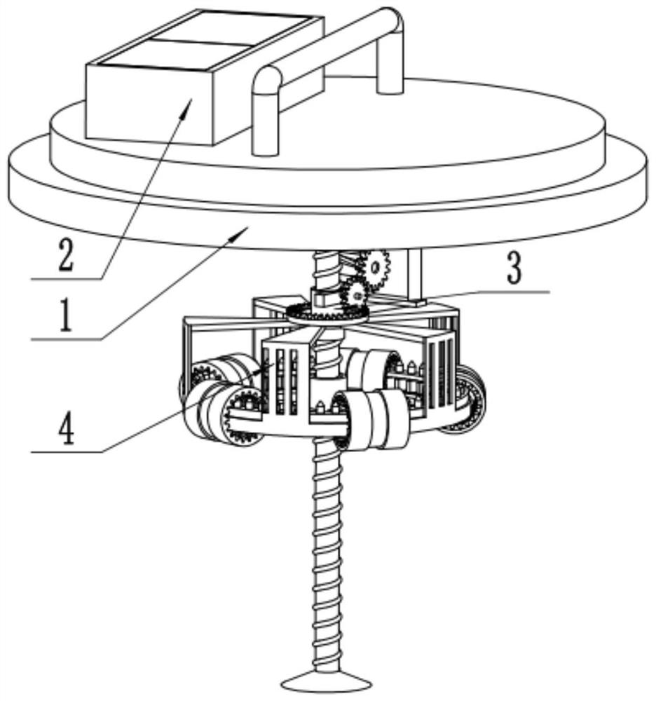 Disinfection and sterilization system for dirt tub of anti-epidemic intelligent nursing device