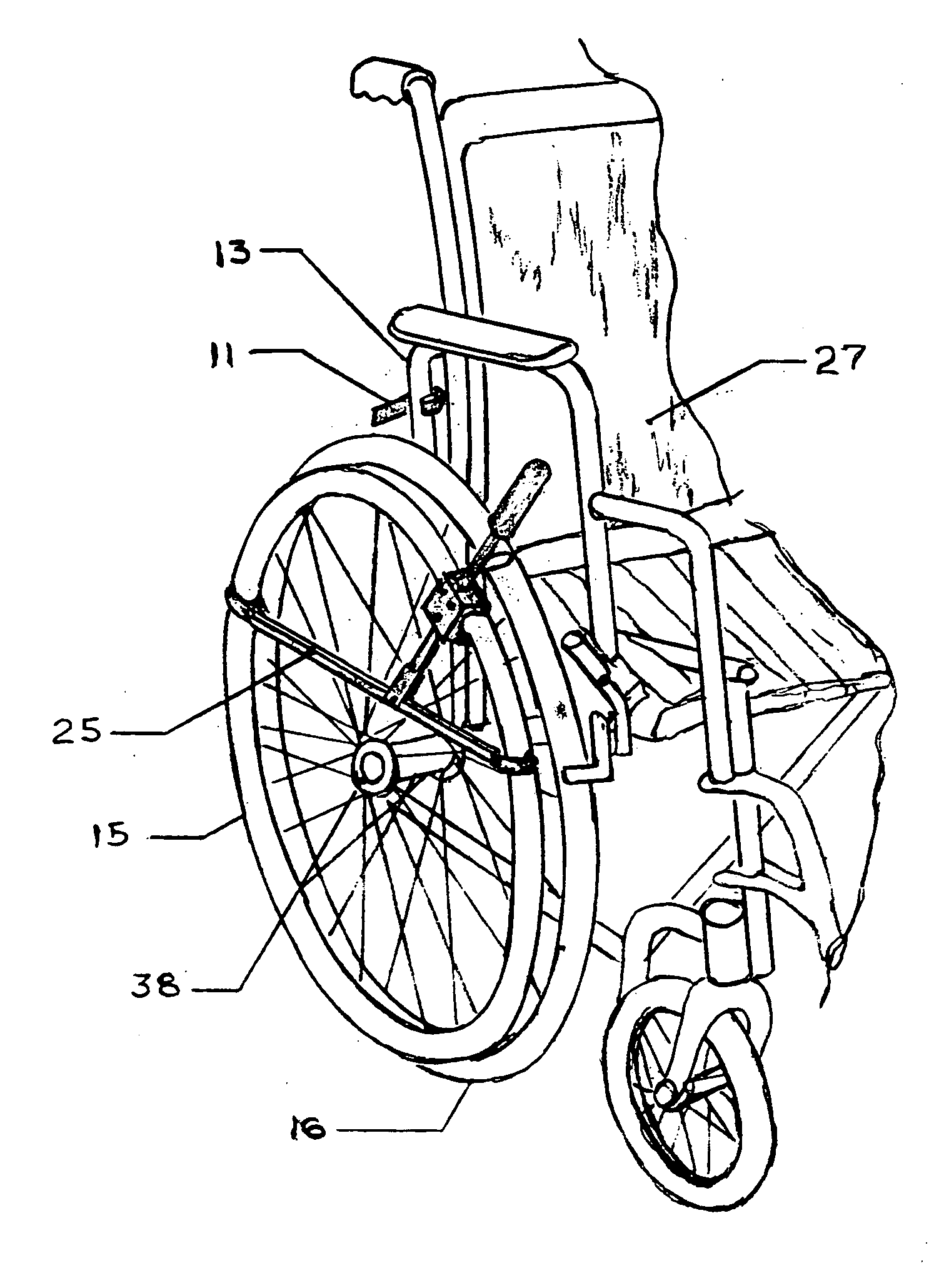 Wheelchair propulsion device