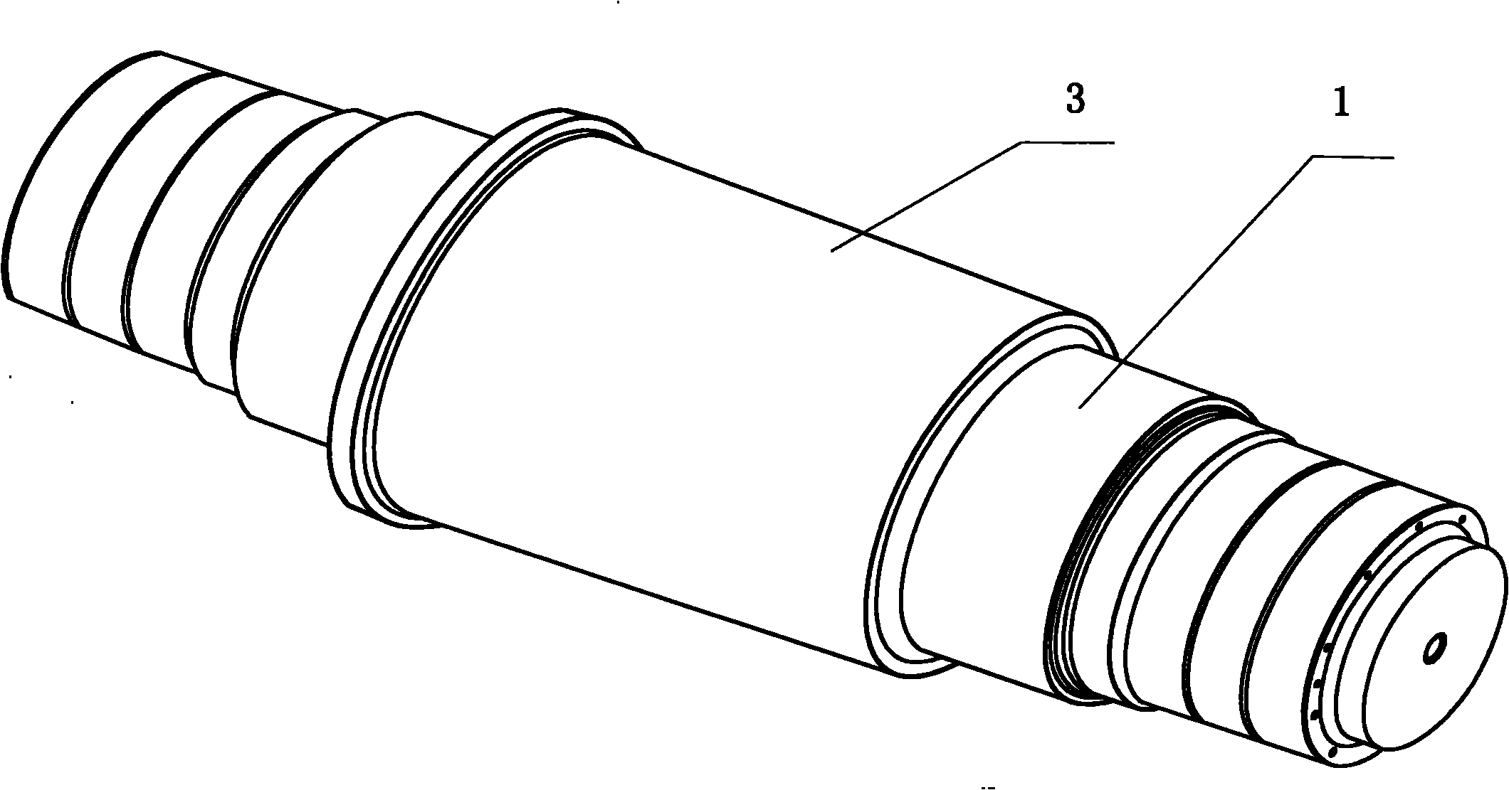 Split-type squeeze roller assembly structure and assembly method