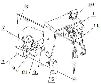 A side-mounted electric operation module