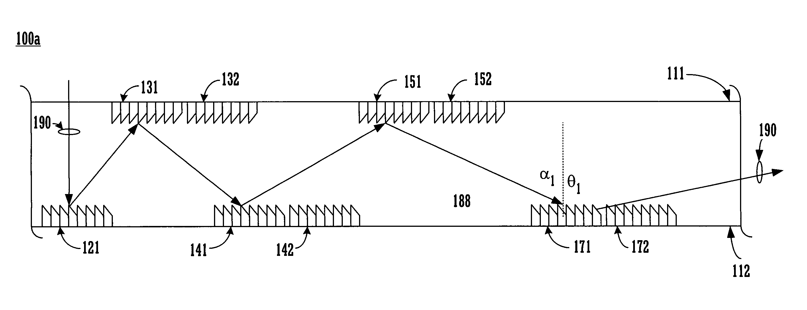 Optical switch cascading system and method with fixed incidence angle correction