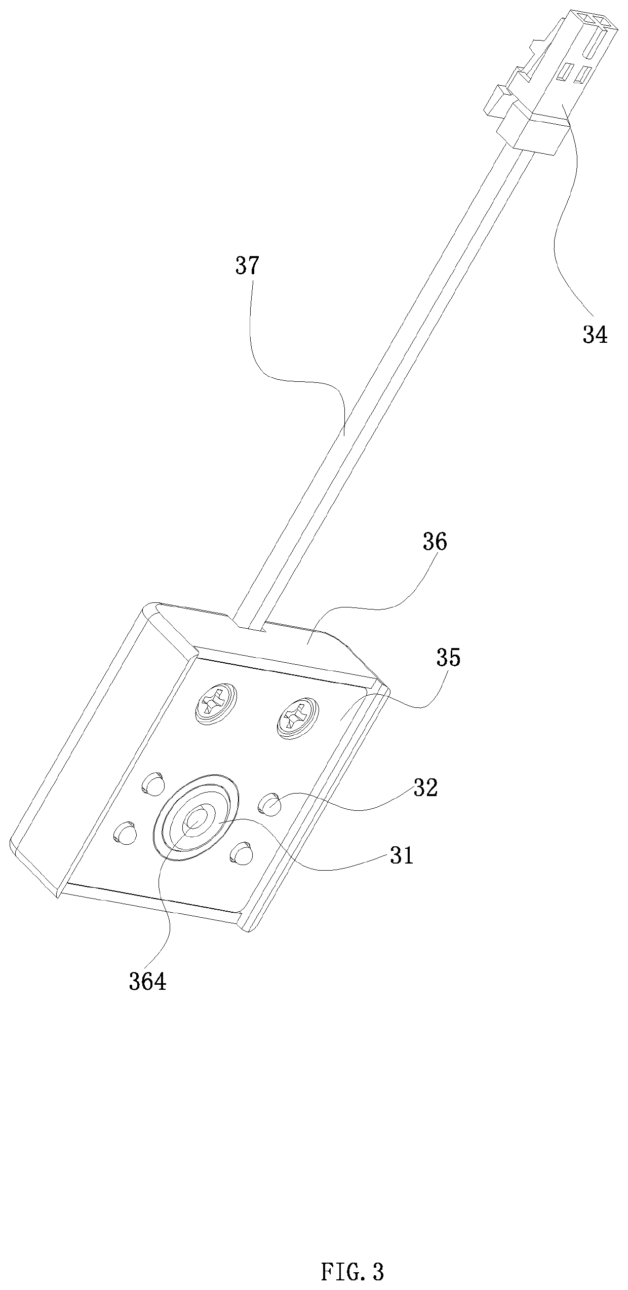 Shelf electrical supply system