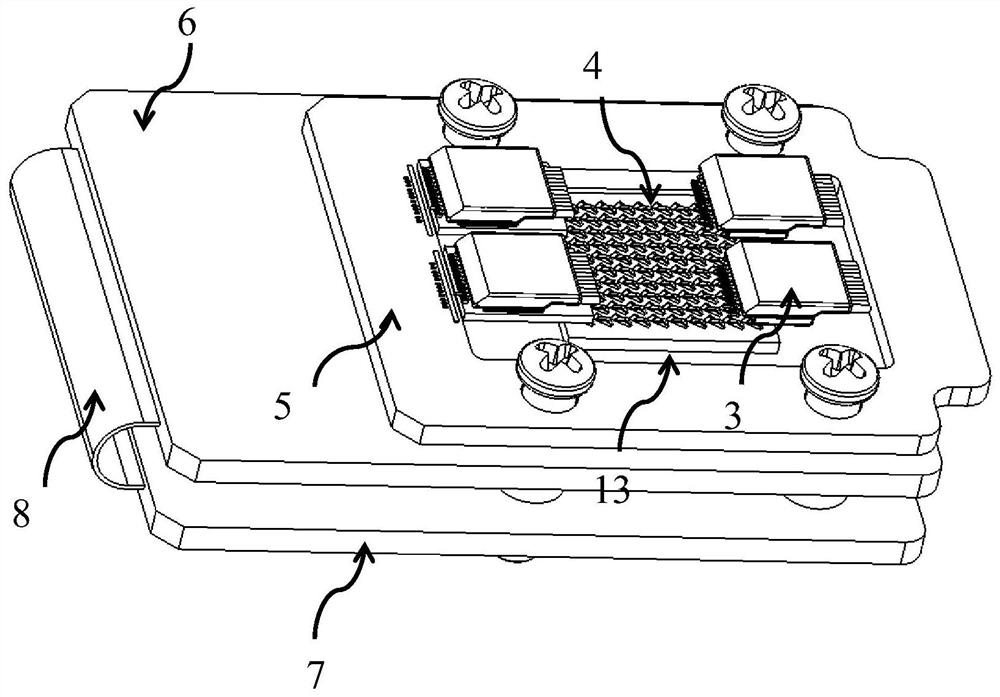 Multi-path parallel optical signal transmission module