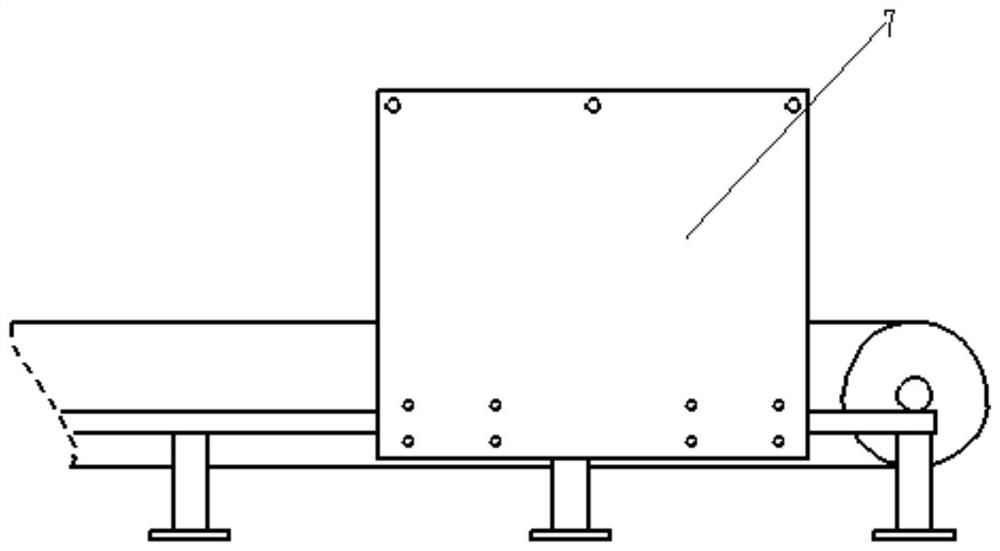 Visual identification and separation system for belt conveyor in underground coal mine