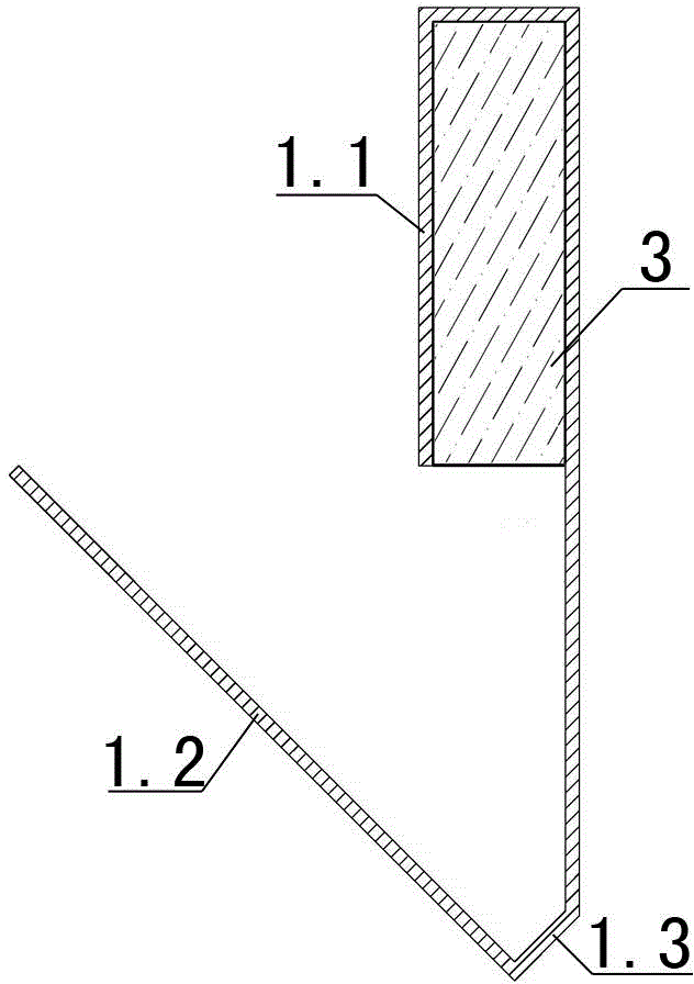 Underground outer wall construction joint water-stopping structure and construction method thereof