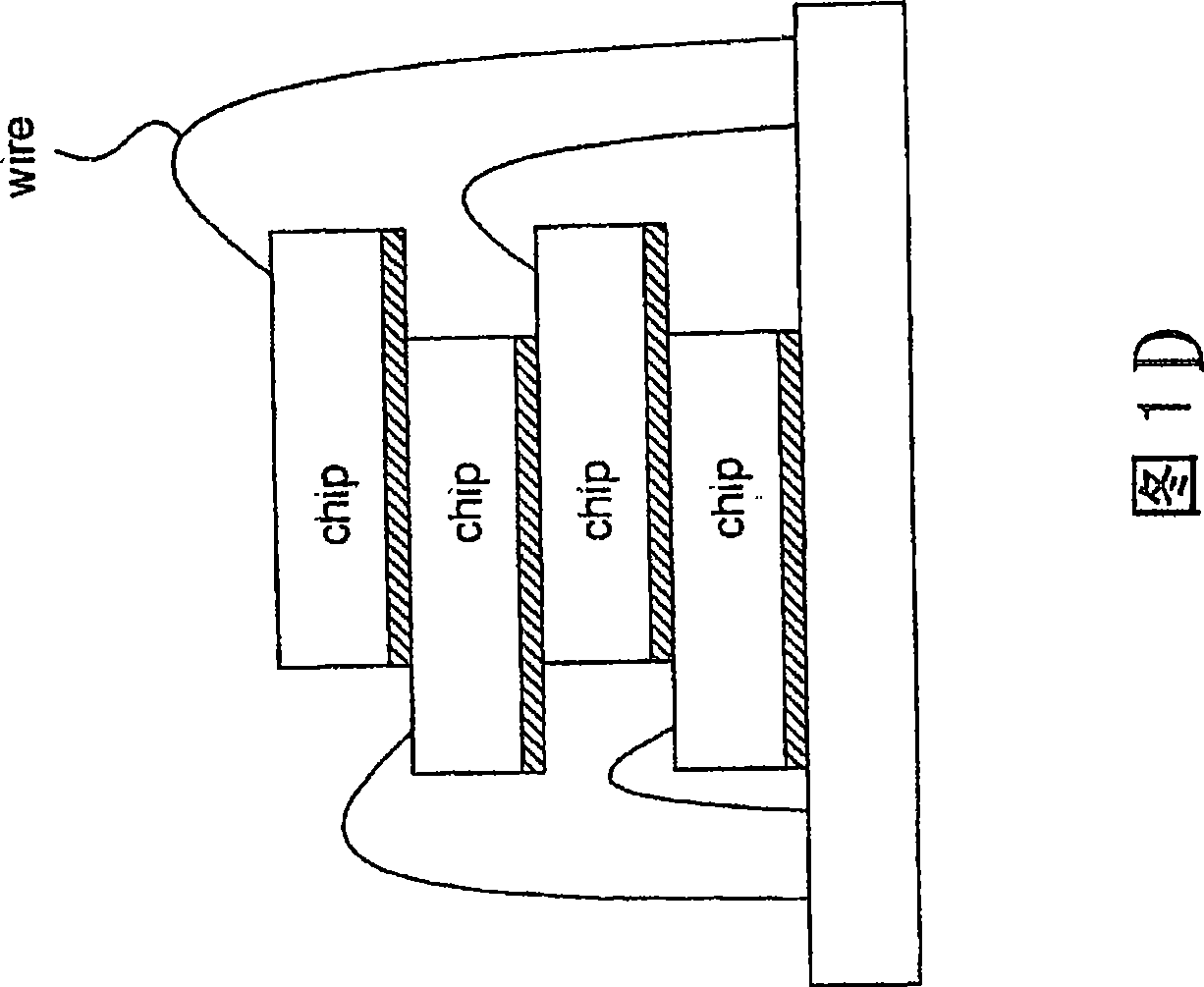 Multi-wafer intersecting stacking encapsulation construction