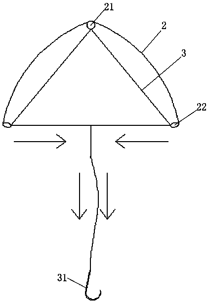 A counter-force fishing combination