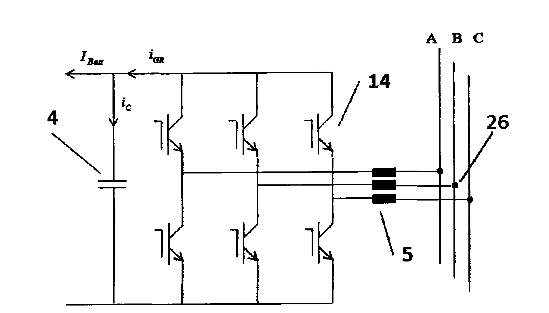 Controlling and optimizing method of grid-combining three-phase voltage source converter in accumulator storage system