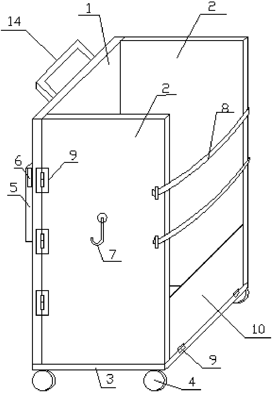 A dual-purpose device for outdoor windproof welding and gas cylinder trolley