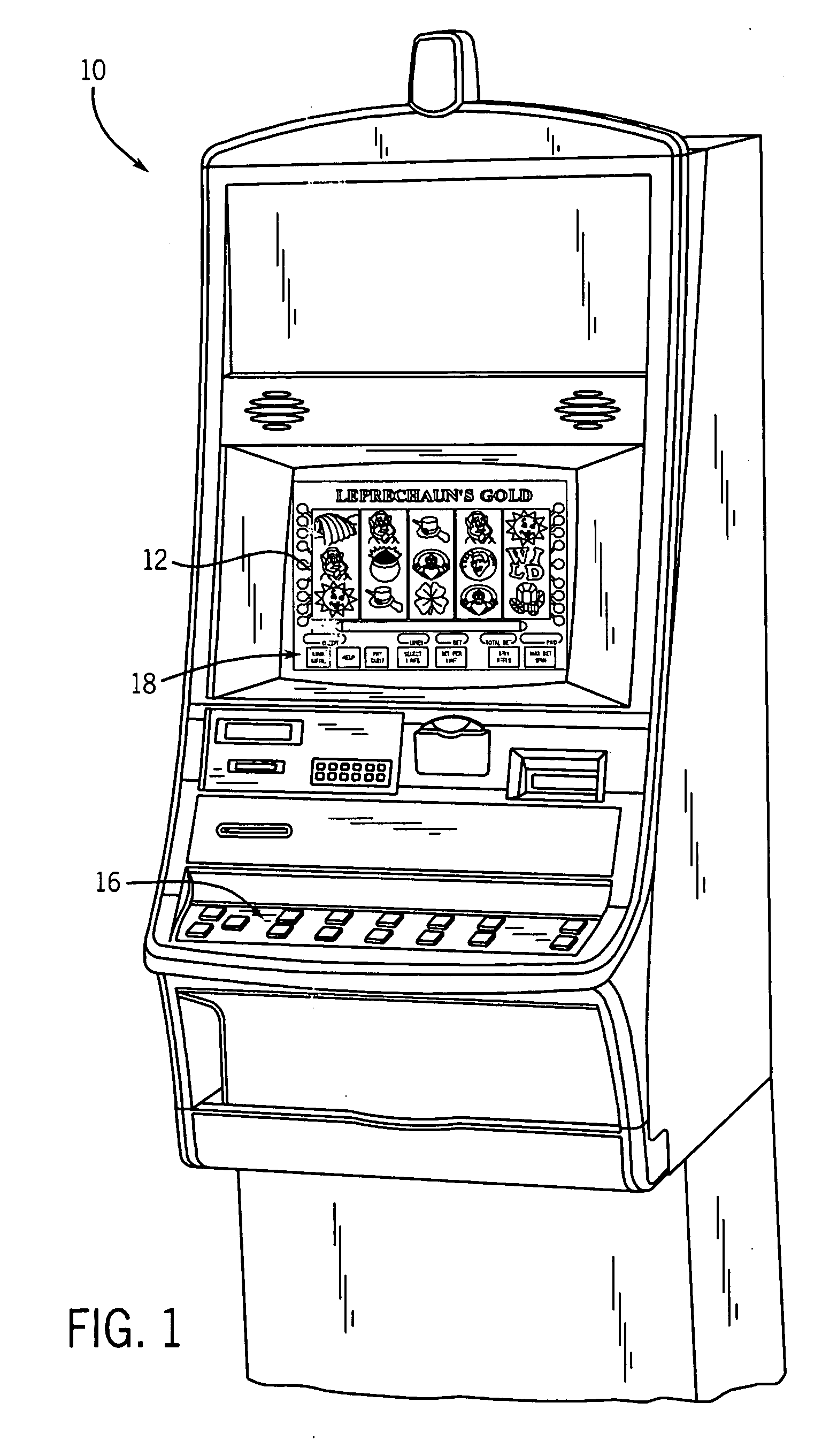 Gaming machine with feature triggering scheme