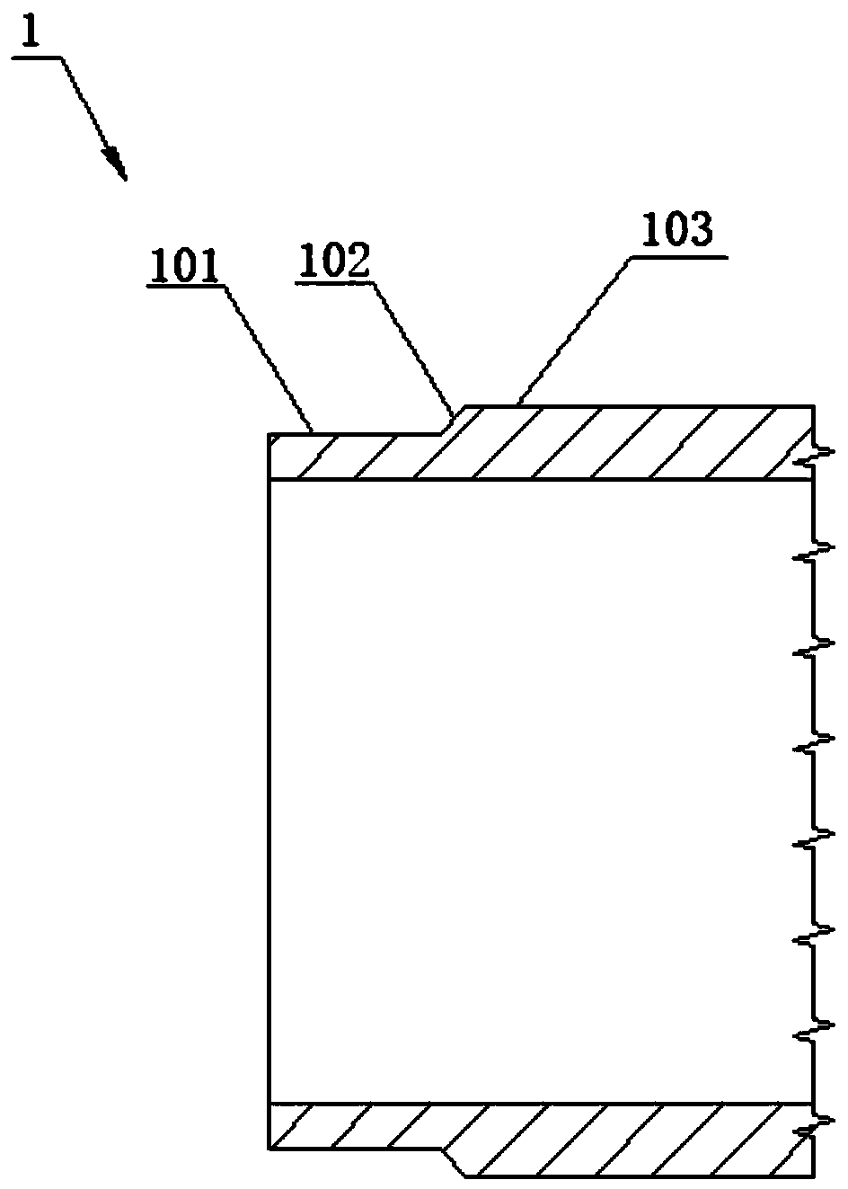 Multi-layer corrugated pipe and connecting pipe connecting structure and connecting method of connecting structure