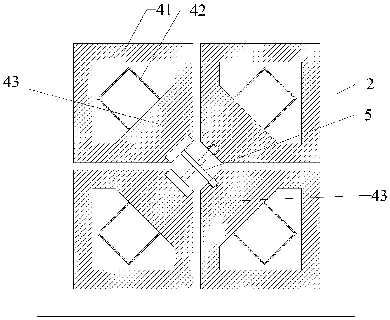 Dipole antenna for broadband base station and base station antenna