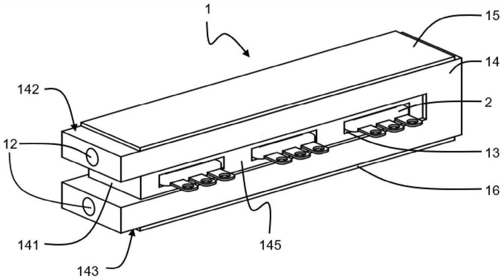 U-shaped cooling module for electrical power equipment