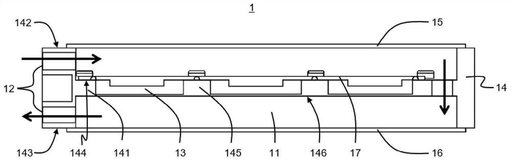 U-shaped cooling module for electrical power equipment