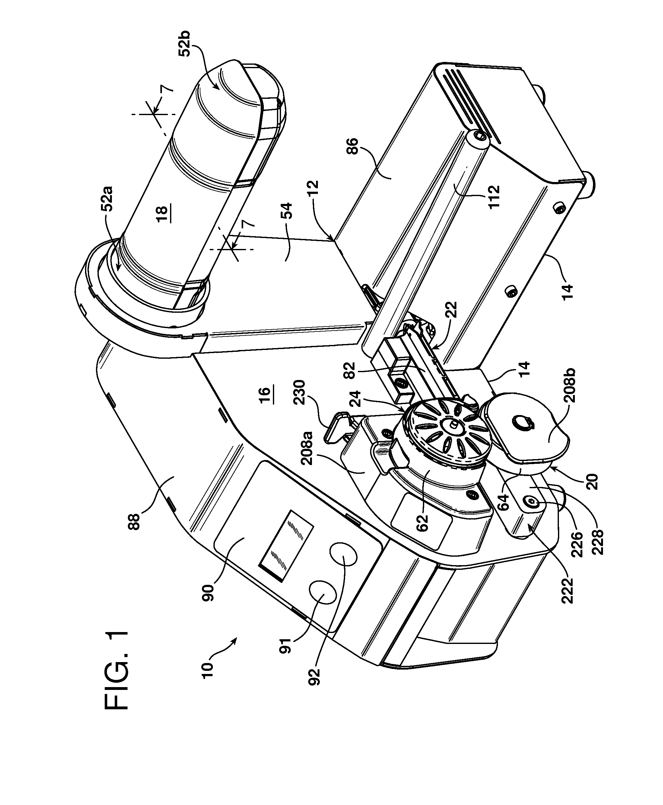 Machine for Inflating and Sealing an Inflatable Web