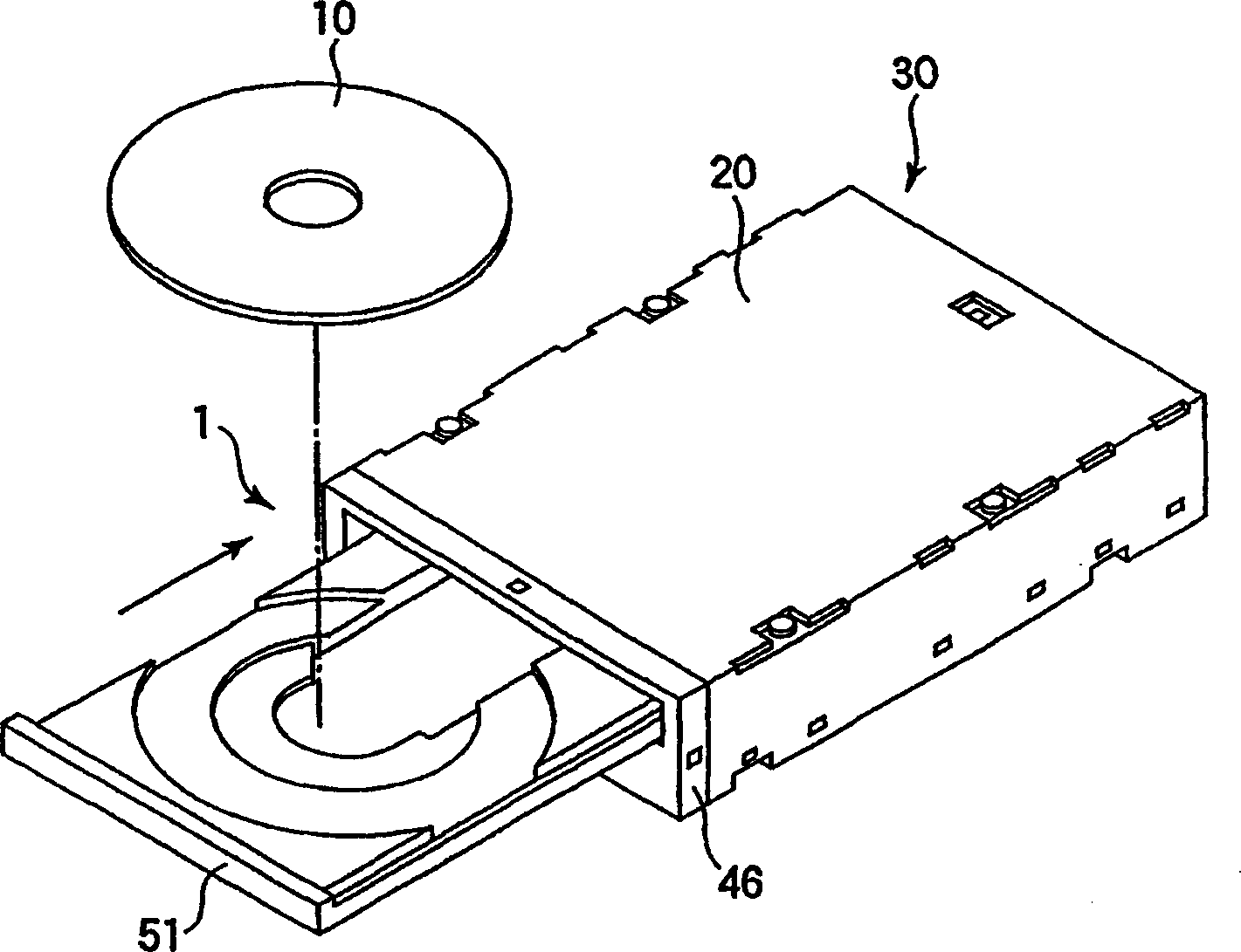 Thrust load applying mechanism, and disk device having thrust load applying mechanism