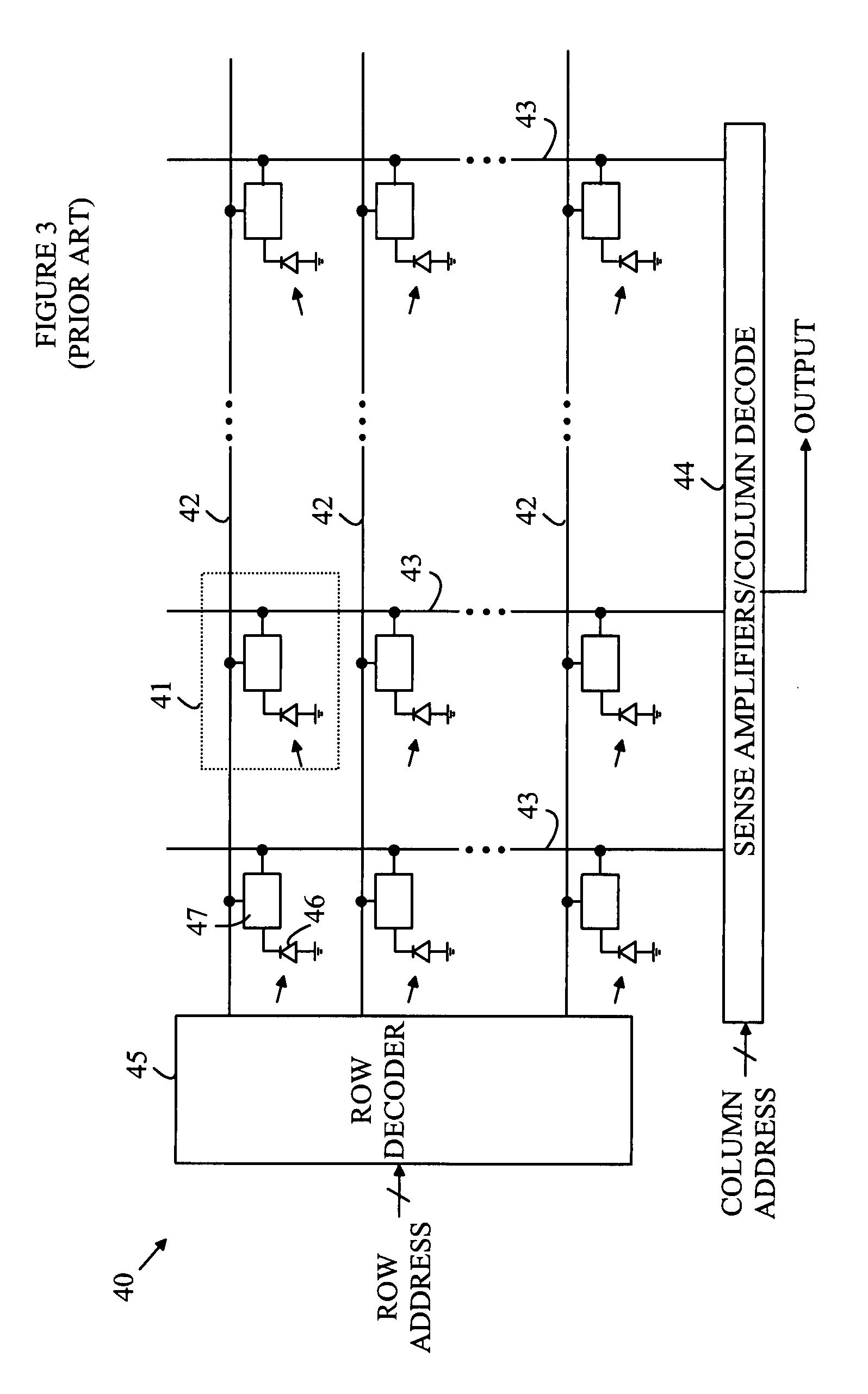 CMOS Detector with Reduced Sensitivity to X-Rays