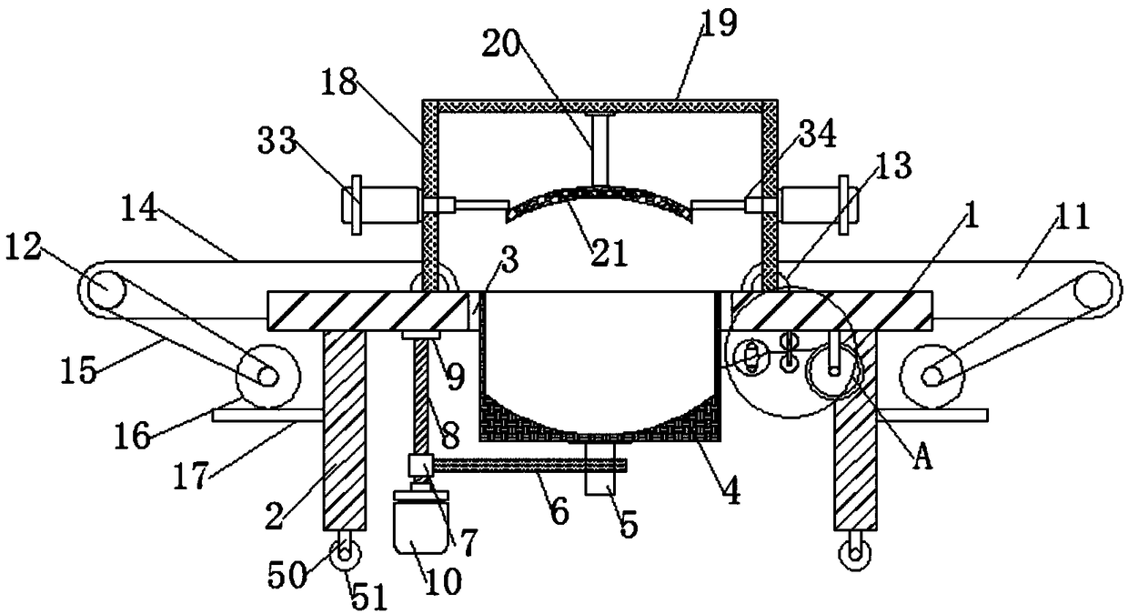 Straw bundling device for agricultural production