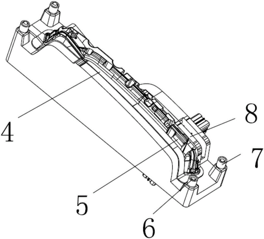 Foaming mold for improving quality of armrest