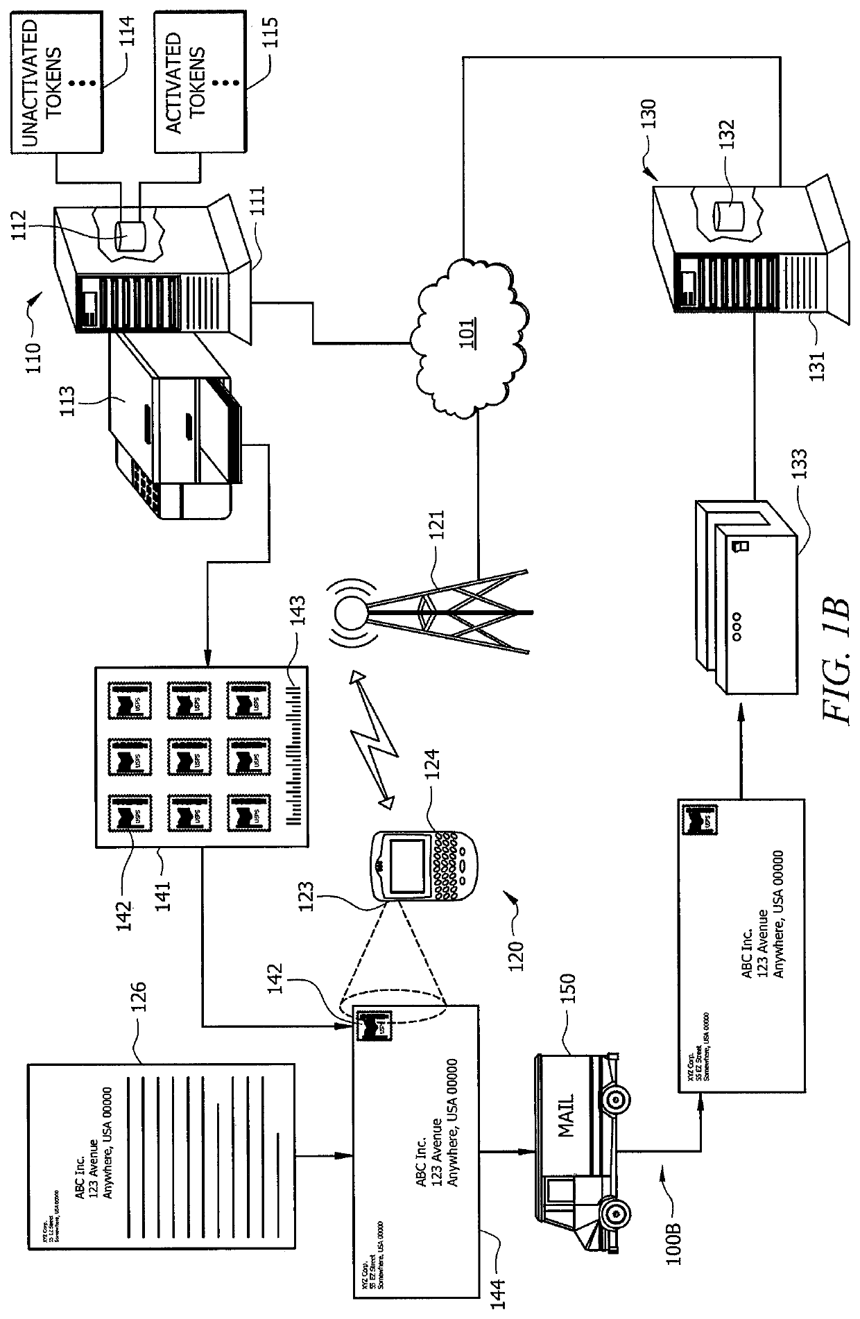 Systems and methods using mobile communication handsets for providing postage