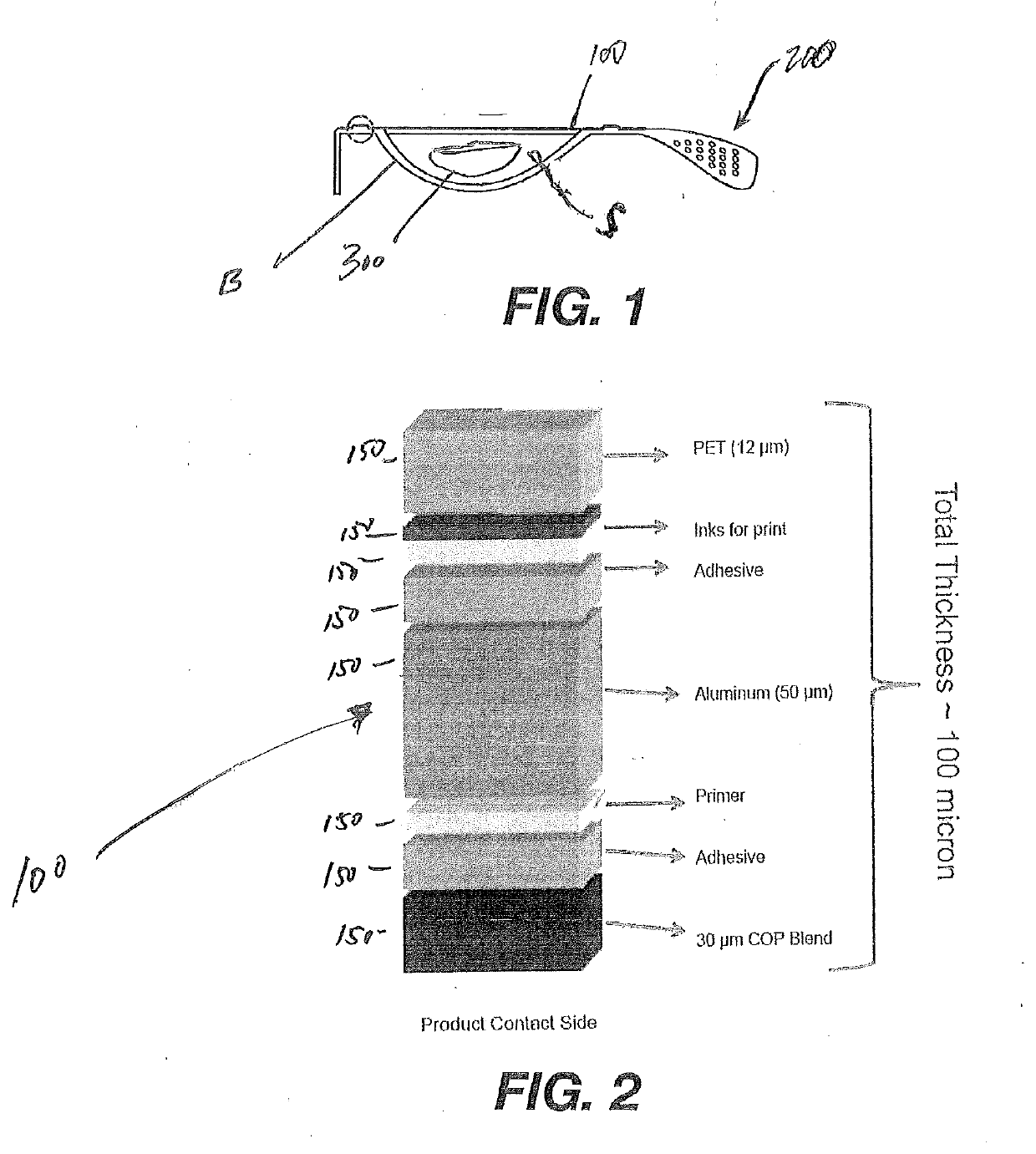 Package for an Ophthalmic Device Having a Multilayer Lidstock Containing a Cyclic Olefin Seal Layer