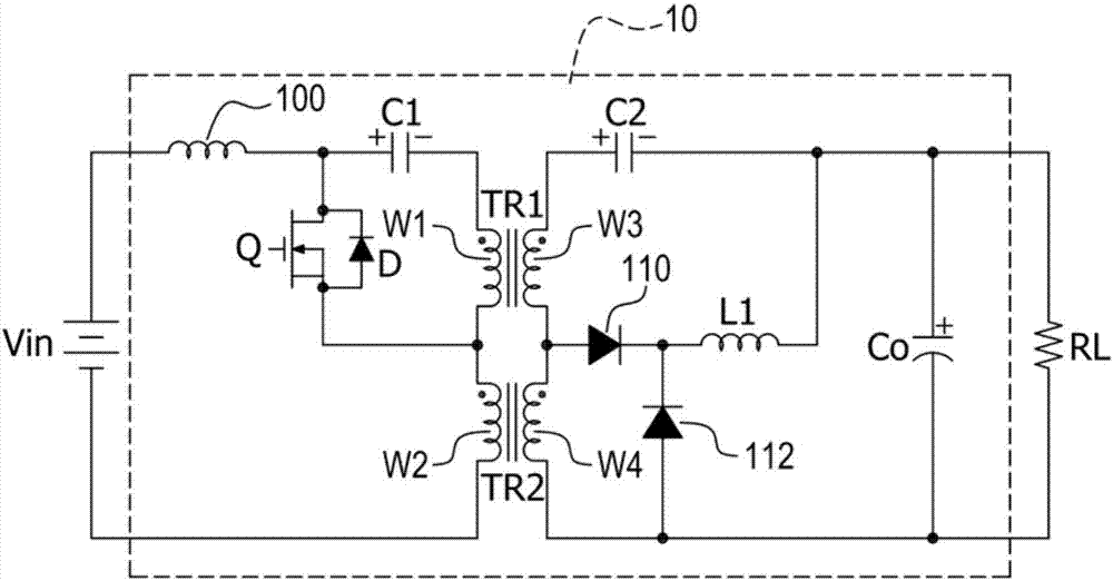 Voltage reduction type direct current converter