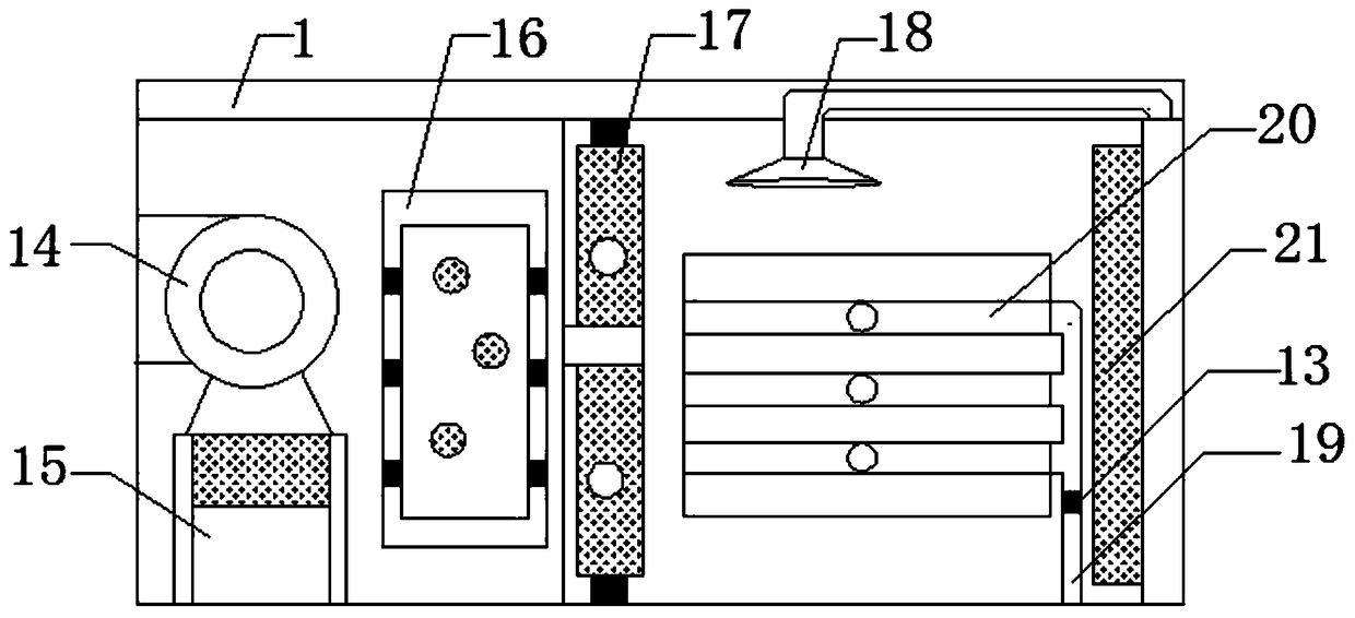 Deodorizing device for seafood breeding