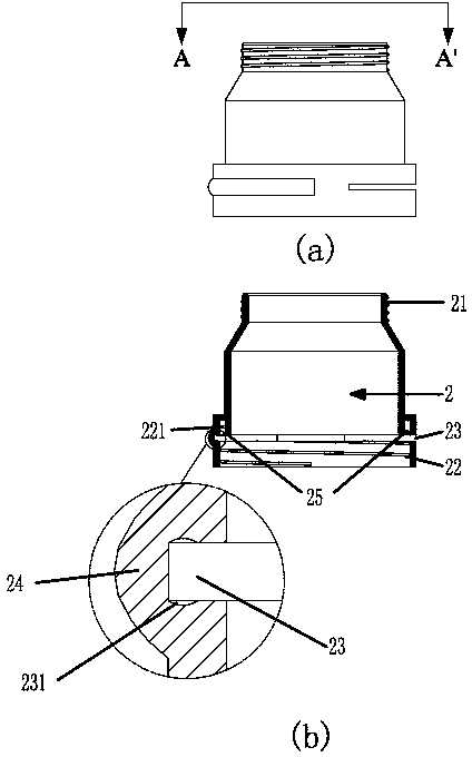 Quick milk preparing component