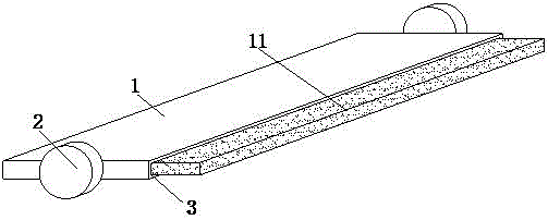 Splicing sucker placing frame with telescopic clamping function