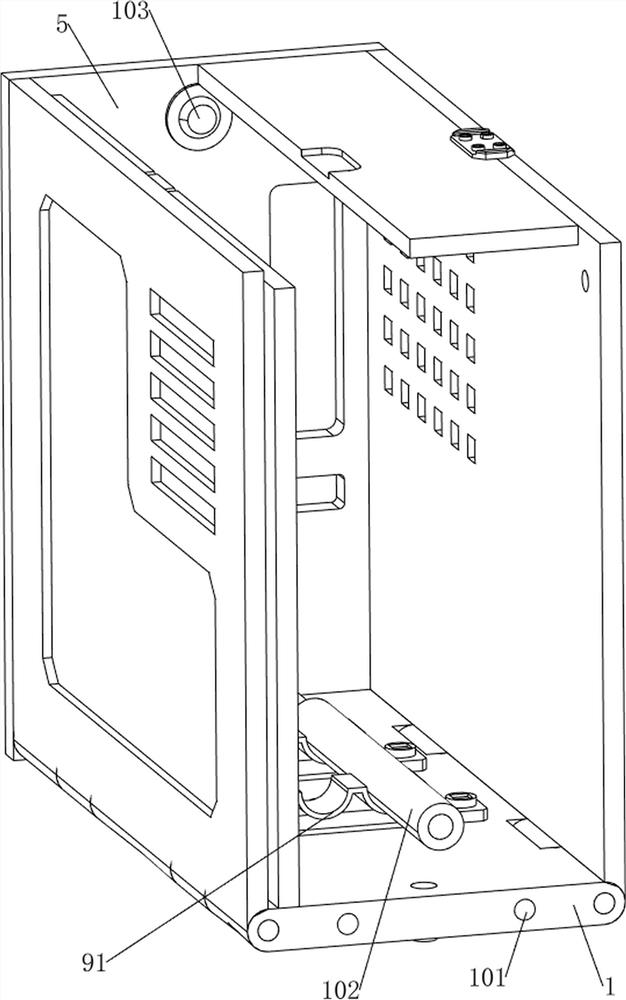 Case facilitating installation of computer hardware