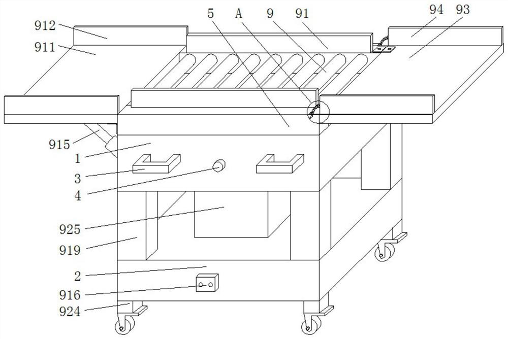 Automatic conveying device for automobile parts and conveying method