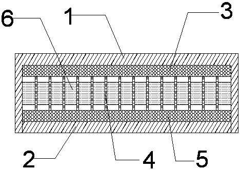 Sound insulation composite aluminum plate for curtain wall and preparation method thereof