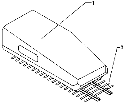 Brake device for rail traffic
