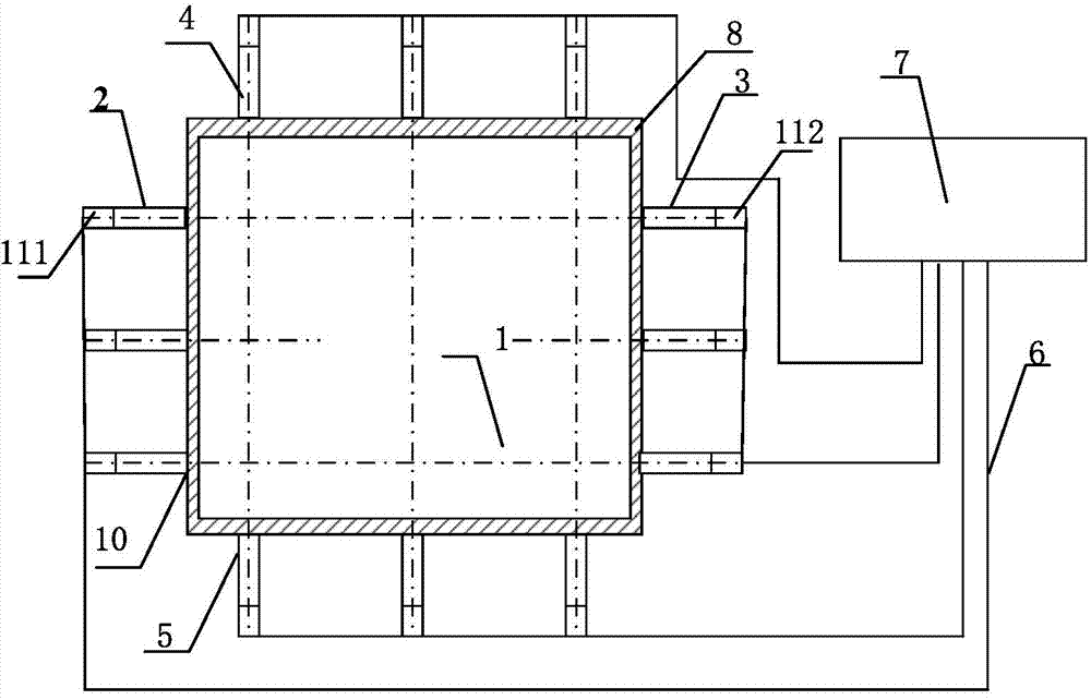 Natural gas leakage detection device and method