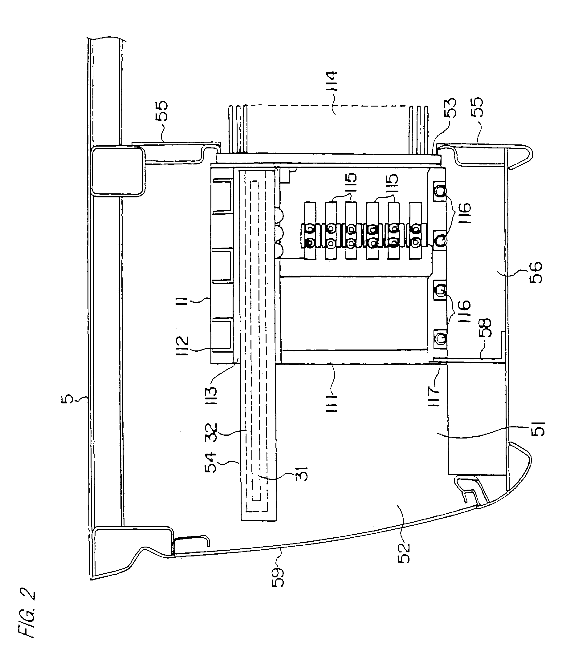 System for mounting an underfloor electronic equipment