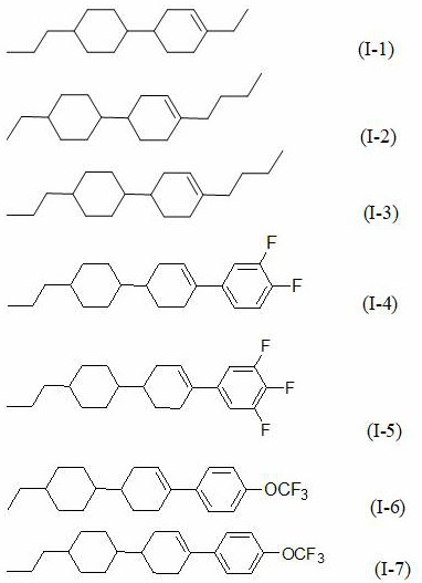 A kind of purification method of cyclohexene liquid crystal intermediate