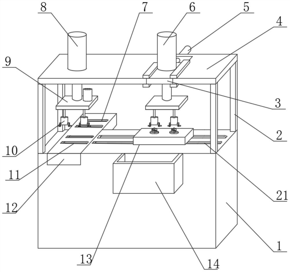 Semi-finished product power-on detection device for LED production