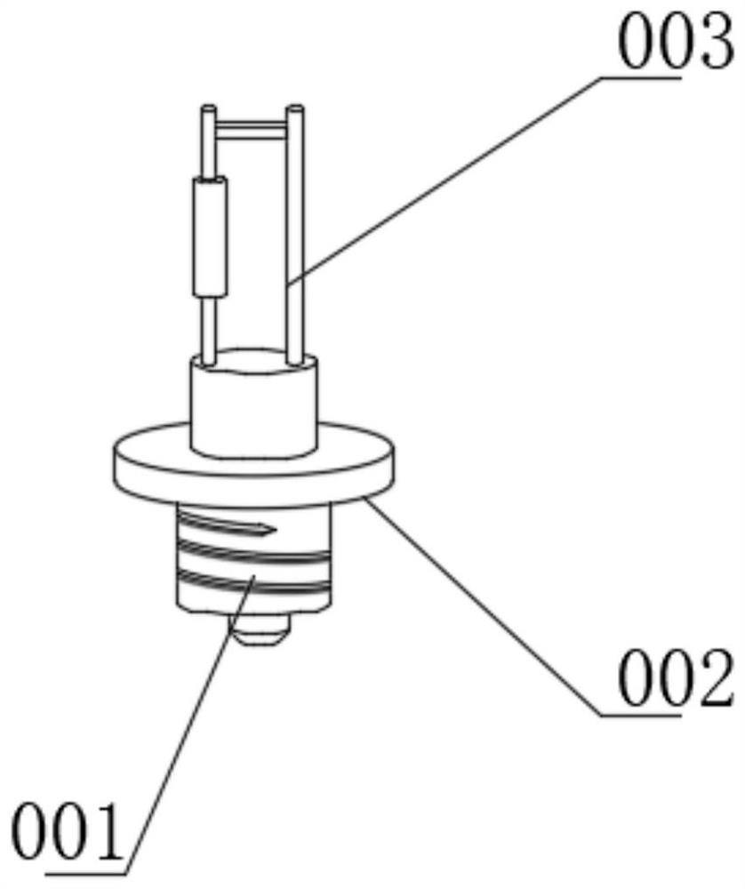 Semi-finished product power-on detection device for LED production