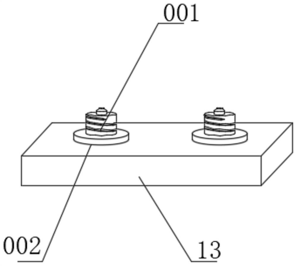 Semi-finished product power-on detection device for LED production